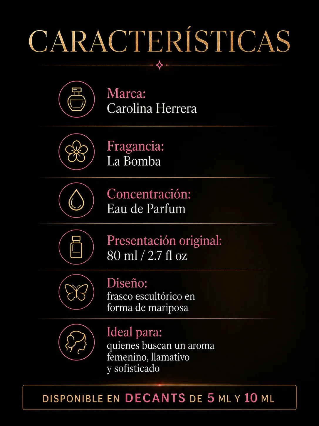 Características La Bomba